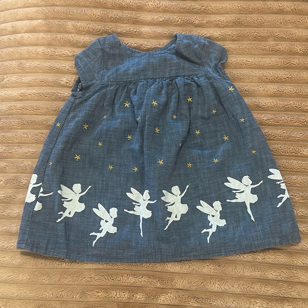 Baby Gap Chambray Dress w/Faries